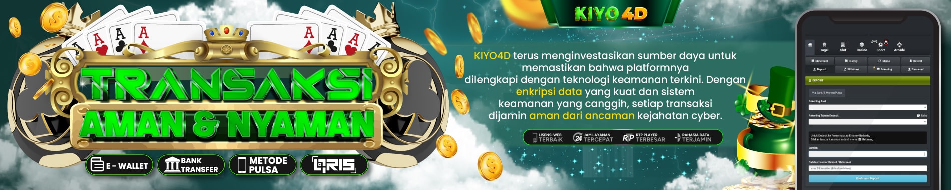 KIYO4D PEMBAYARAN EWALLET DAN BANK AMAN HANYA DI GUCCYTOTO